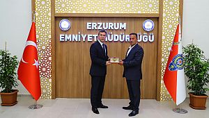Erzurum Emniyet Müdürü Tuncer'e HAYIRLI OLSUN Ziyareti 