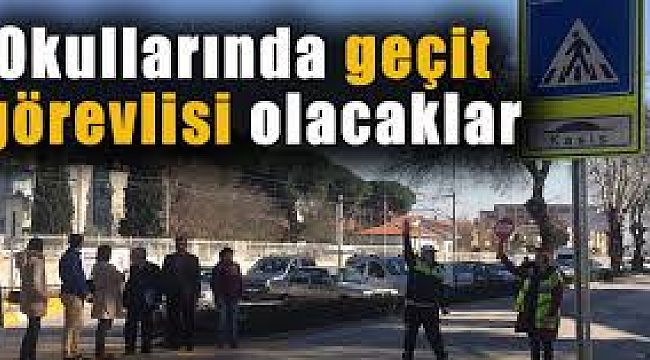 Okul geçidi görevlilerine KIRMIZI DÜDÜK verilecek