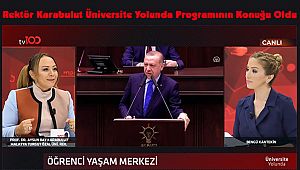 Rektör Karabulut Üniversite Yolunda Programının Konuğu Oldu