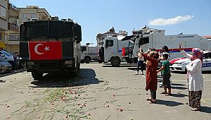 TOMA'lar Çiçekler ve Alkışlarla Uğurlandı