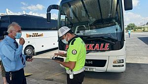 Yolcu otobüsleri denetlendi, otobüs firmaları bilgilendirildi