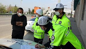 Kütahya'da bir ayda 9 bin 677 sürücüye CEZA 