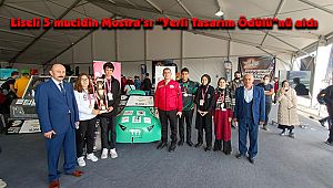 Liseli 5 mucidin Mostra’sı 'Yerli Tasarım Ödülü'nü aldı