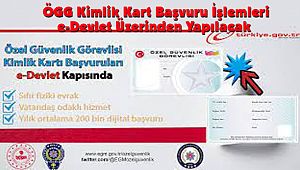 ÖGG Kimlik Kart Başvuru İşlemleri e-Devlet Üzerinden Yapılacak 