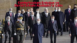 Cumhurbaşkanı Erdoğan ve Devlet Erkanı Anıtkabir'e Çıktı