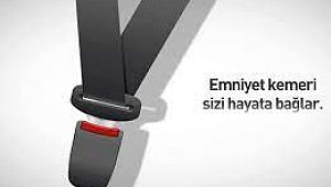 Emniyet Kemeri takmayan 16 bin 965 sürücü ve yolcuya CEZA 