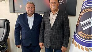 Gazeteci Karagöz'den EMŞAV Başkanı Yılmaz'a ZİYARET 