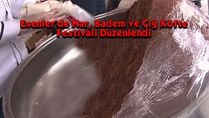Esenler’de Nar, Badem ve Çiğ Köfte Festivali Düzenlendi