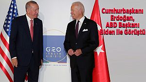Cumhurbaşkanı Erdoğan, ABD Başkanı Biden ile Görüştü