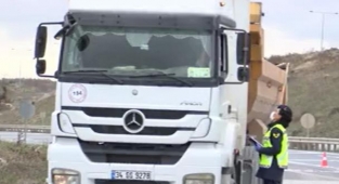 İstanbul'da Hafriyat Kamyonlarına Sıkı Denetim