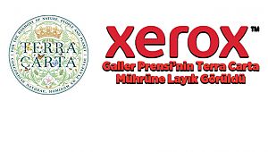 Xerox, Galler Prensi'nin Terra Carta Mührüne Layık Görüldü