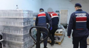 57 Bin Litre Sahte İçki Ele Geçirildi