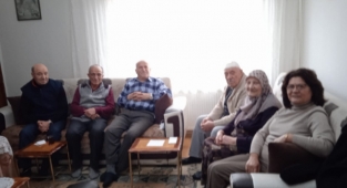 Polis Derneği Başkanı Nazlıpınar'dan 90 Yaşındaki üyesine ZİYARET