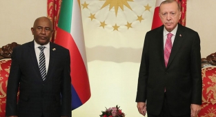 Cumhurbaşkanı Erdoğan Komorlar Cumhurbaşkanı ile görüştü