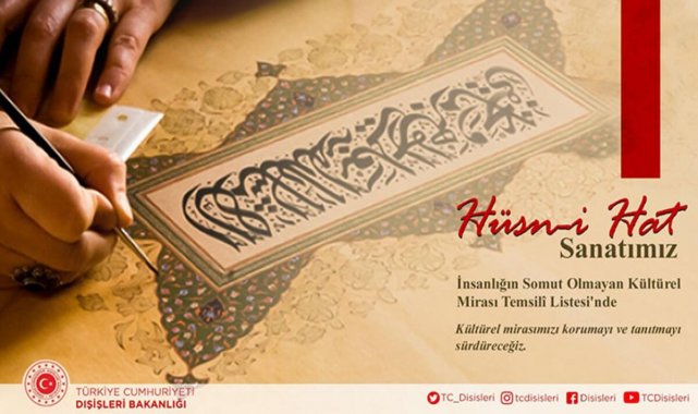 Hüsn-i Hat, UNESCO tarafından insanlığın ortak mirası ilan edildi