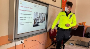 Lise Öğrencilerine TRAFİK EĞİTİMİ Verildi
