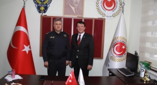 Zonguldak Emniyet Müdürü Aktaş Polis Derneğini Ziyaret Etti 
