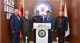 Zonguldak Polis Derneği Yöneticilerinden Müdür Aktaş'a ZİYARET