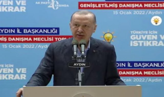 Cumhurbaşkanı Erdoğan Aydın'da Partililere Seslendi