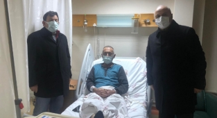 Başkan'dan Hastanede Yatan Polis Emeklilerine ZİYARET 