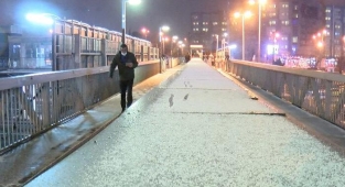 İstanbul'da beklenen kar yağışı başladı