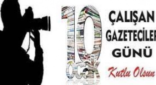 Meslektaşlarının Çalışan Gazeteciler Dayanışma Gününü Kutladı