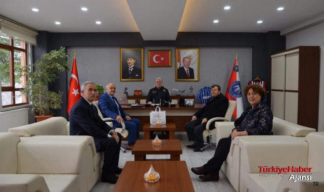 Polis Emeklilerinden POMEM Müdürü Güzelyazıcı'ya ZİYARET 