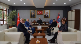 Polis Emeklilerinden POMEM Müdürü Güzelyazıcı'ya ZİYARET