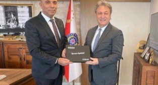 Başkan Mustafa İduğ'dan Emniyet Müdürü Şahne'ye ZİYARET