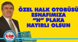 Halk Otobüslerinde, 'H' Plaka Uygulamasına Geçildi