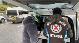 Plakalarını Gizleyen Motosiklet Sürücülerine CEZA Yağdı 