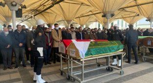 Kazada ölen polis ve hamile eşi toprağa verildi