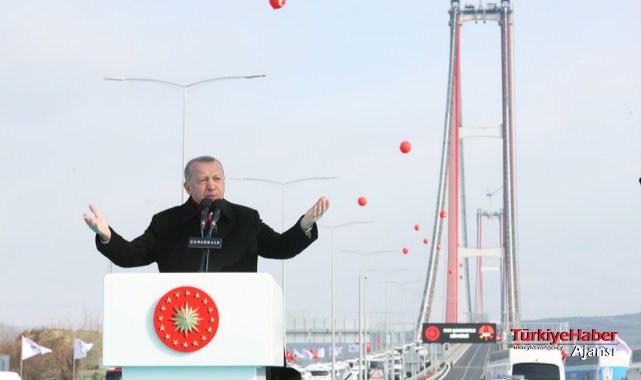 Cumhurbaşkanı Erdoğan; 1915 Çanakkale Köprüsü’nün Açılışını Yaptı
