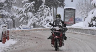 İstanbul'da Motokuryelere 'Kar' Yasağı!