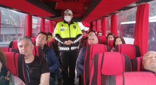 Şehirlerarası Otobüs Yolcularına TRAFİK EĞİTİMİ 