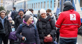 Türk vatandaşları Kiev'de yaşanan insani krizi Kızılay'a anlattı