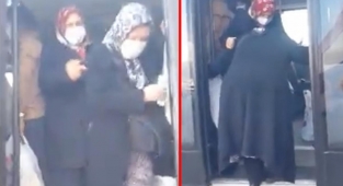 80 yaşındaki kadın 50 TL'lik alışveriş yapmadığı için market servisinden zorla indirildi