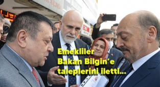 Emekliler, Bakan Bilgin'e Taleplerini İletti..! 