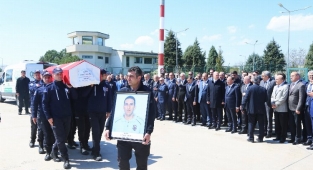 Şehit memur Bursa'dan Ağrı'ya uğurlandı