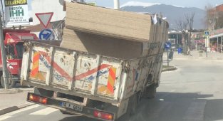 Sunta yüklü kamyonetle tehlikeli yolculuğa 1253 TL CEZA