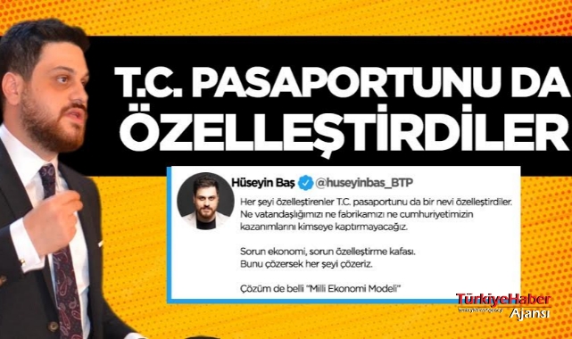 T.C. Pasaportunu da Özelleştirdiler