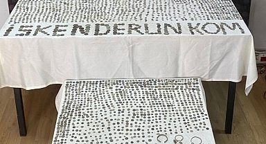 Hatay İskenderun'da tarihi eser operasyonu