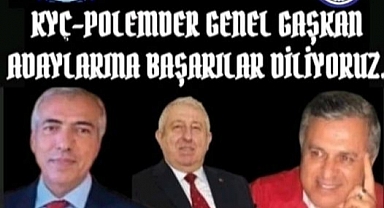 POLEMDER'e Genel Başkan Olmak için 3 Aday Yarışacak