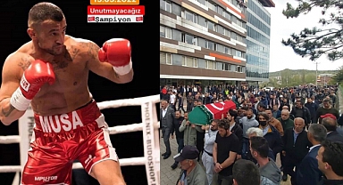 Şampiyon Boksör Musa Askan Yamak, Son Yolculuğuna Uğurlandı