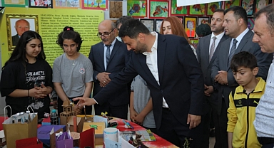 Başkan Öztekin, Geleceğin Bilim İnsanlarının Projelerini İnceledi