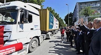 Eğitimde ilk ihracat tırı uğurlandı