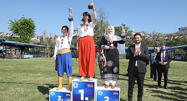 Okçular Hasbahçe'de Testiyi Kırmak İçin Yarıştı