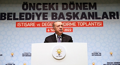 Erdoğan, AK Partili Eski Belediye Başkanları İle Buluştu