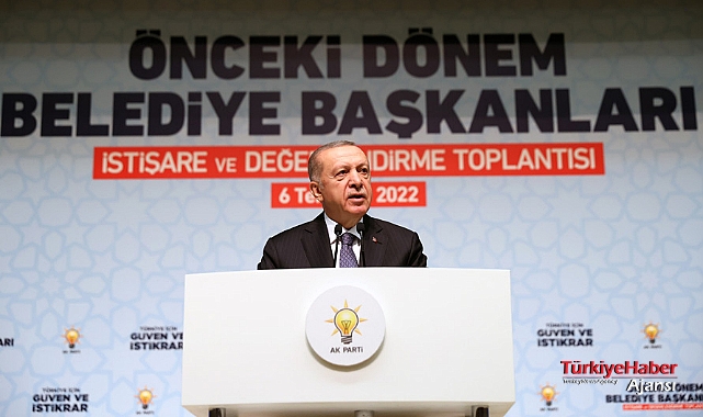 Erdoğan, AK Partili Eski Belediye Başkanları İle Buluştu