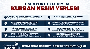 Esenyurt Belediyesi Bayrama Hazır